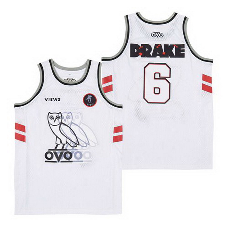 #6 DRAKE OVO SO FAR GONE BASKETBALL JERSEY