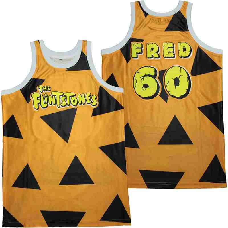 #60 FRED FLINT STONEBASKETBALL JERSEY