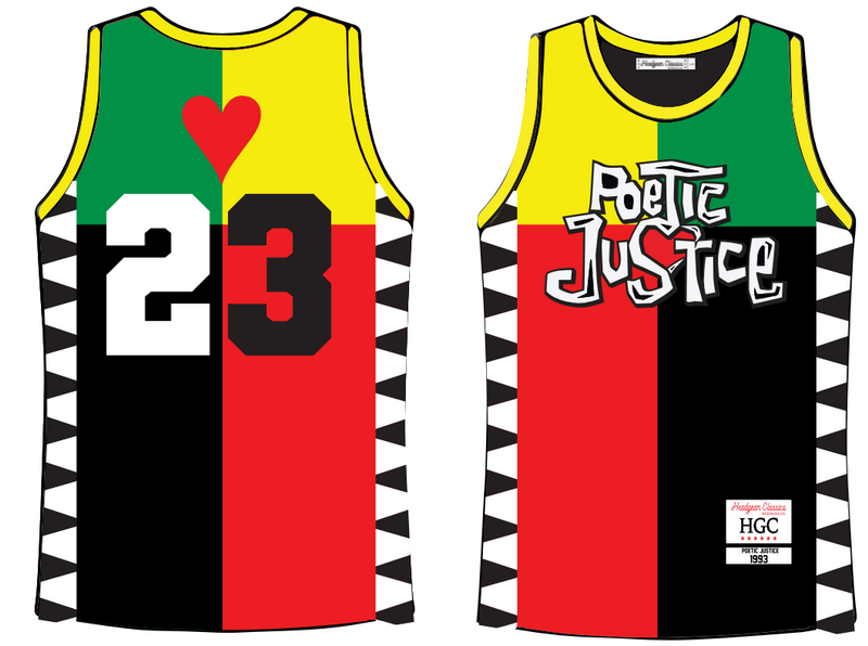 23# POETIC JUSTICE BASKETBALL JERSEY