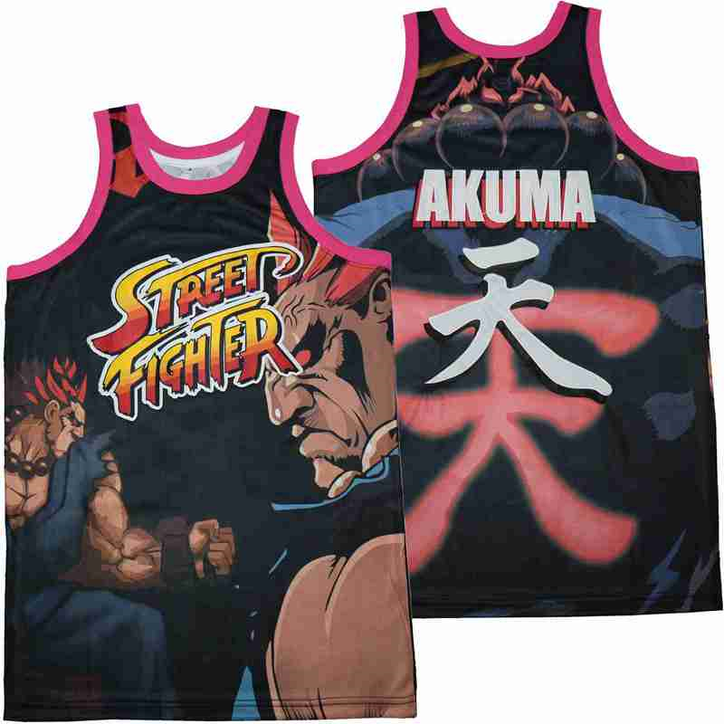 AKUMA STREET FIGHTER BASKETBALL JERSEY