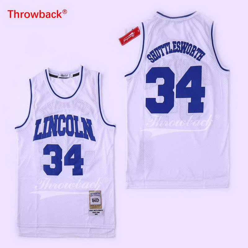 Jesus Shuttlesworth Lincoln Movie 34 Ray allen Jersey1