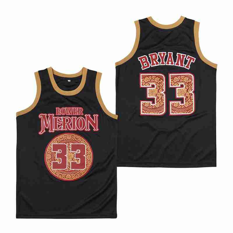 Lower Merion Kobe Bryant 24 High ScHool Jersey 33