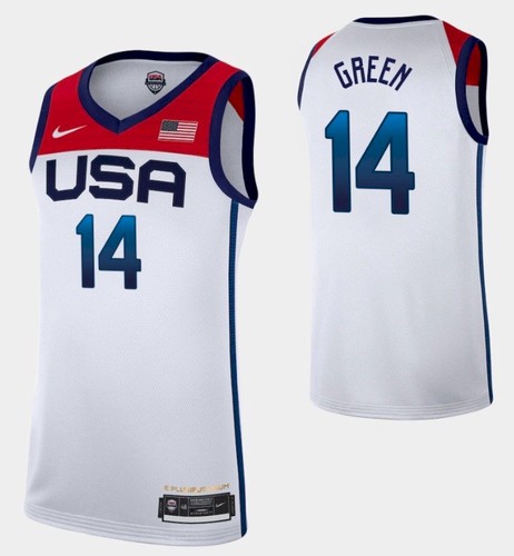 Men's Draymond Green Jersey USA Basketball Tokyo Olympics 2021 White