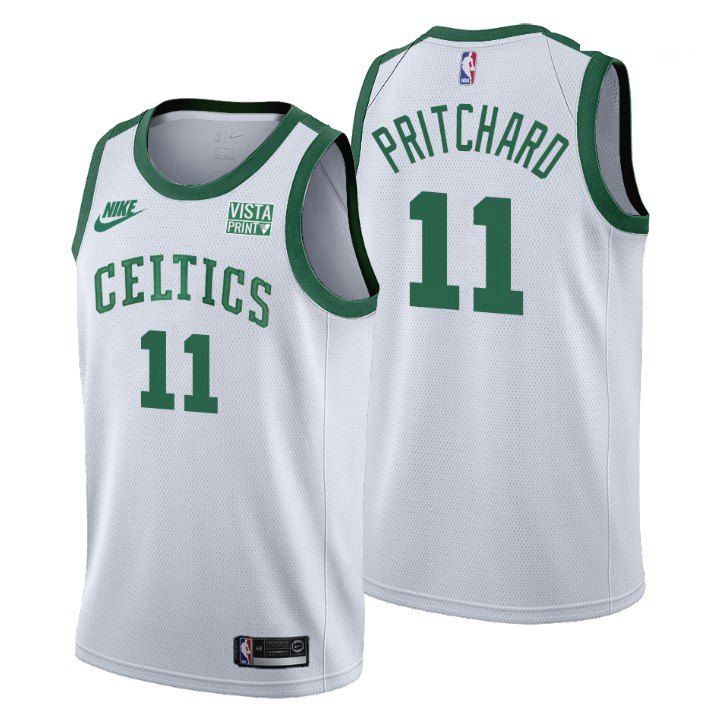 Men Boston Celtics 11 Payton Pritchard Men Nike Releases Classic Edition NBA 75th Anniversary Jersey