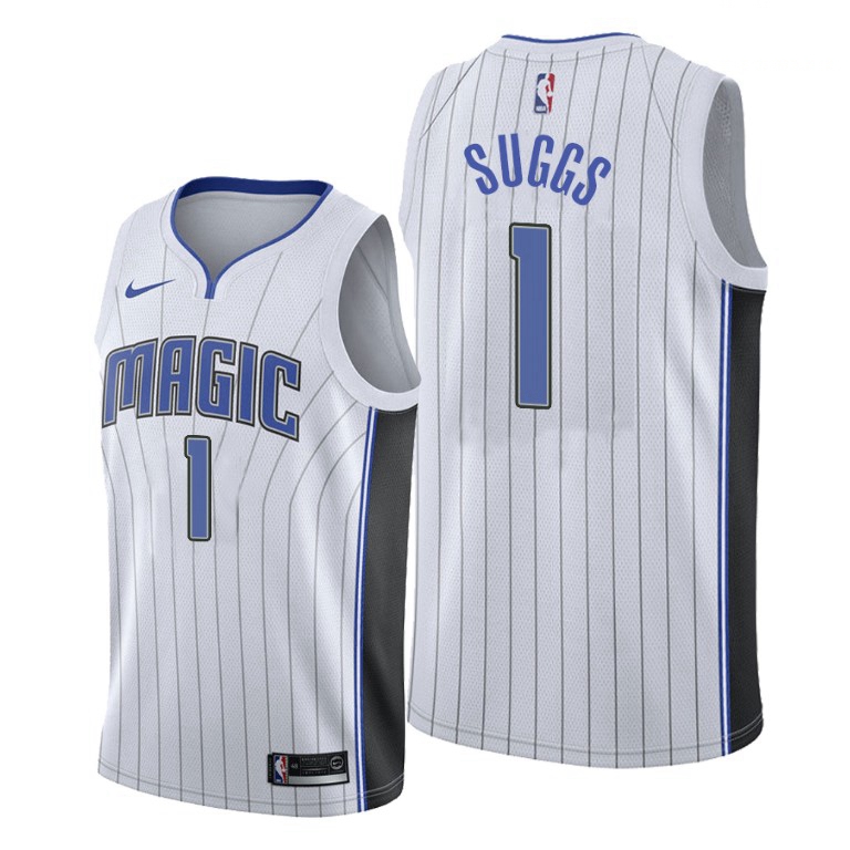 Men Orlando Magic 1 Jalen Suggs 2018 19 Association Edition White NBA Jersey