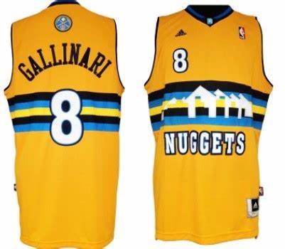 Men Denver Nuggets #8 Danilo Gallinari Revolution 30 Swingman Jersey