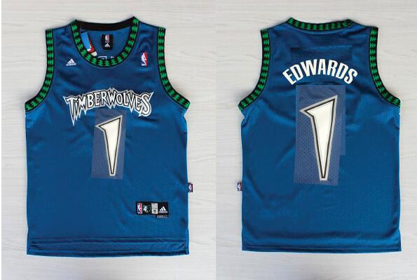 Men Minnesota Timberwolves Anthony Edwards #1 Adidas Swingman Jersey