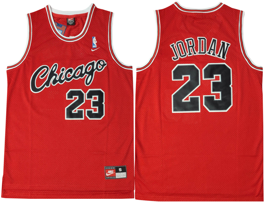 Chicago Bulls 23 Michael Jordan Red Nike Swingman Jersey