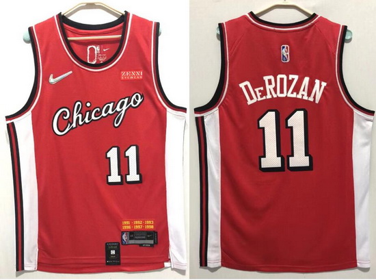 Men Nike Chicago Bulls DeMar DeRozan #11 75th Anniversary NBA St