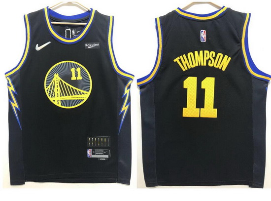 Men Nike Golden State Warriors Klay Thompson #11 75th Anniversary NBA Stitched Jersey