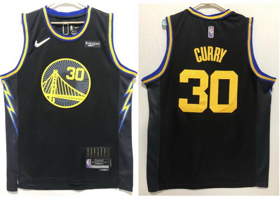 Men Nike Golden State Warriors Stephen Curry 75th Anniversary NBA Stitched Jersey