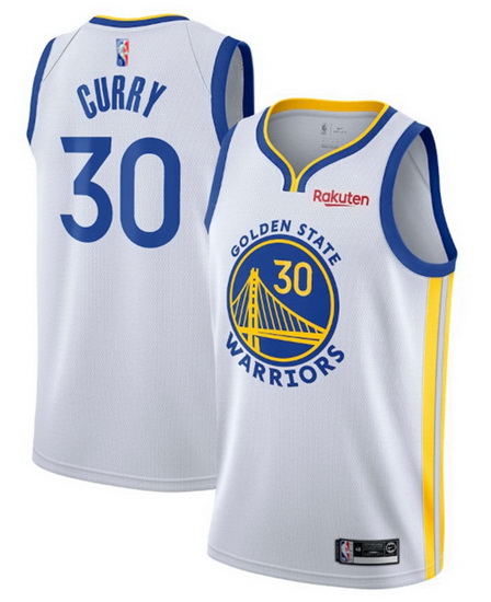 Men's Golden State Warriors #30 Stephen Curry 75th Anniversary W