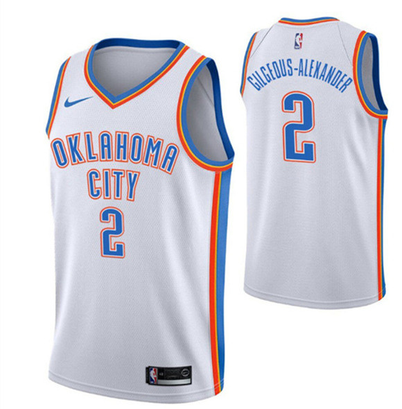 Men-27s-Oklahoma-City-Oklahoma City Thunder--232-Shai-Gilgeous-Alexander-White-Stitched-Basketball-J