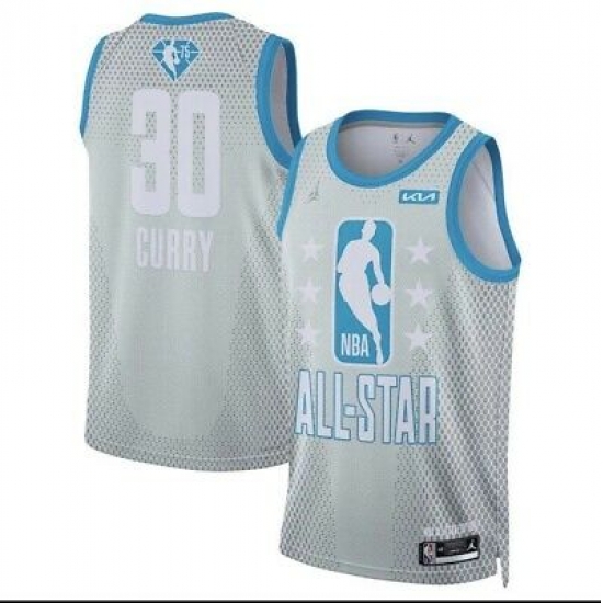 Youth Nike 2022 NBA All Star Game 75th Stephen Curry Stitched Je