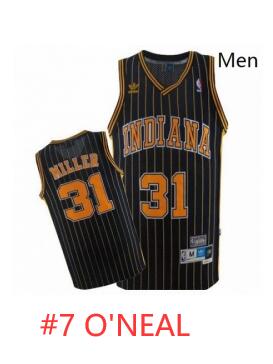 Men Indiana Pacers #7 O'Neal Throwback Jersey