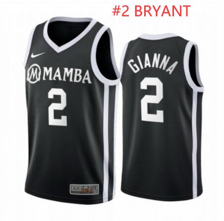 Women Memorial #2 Bryant Forever Mamba Jersey Black