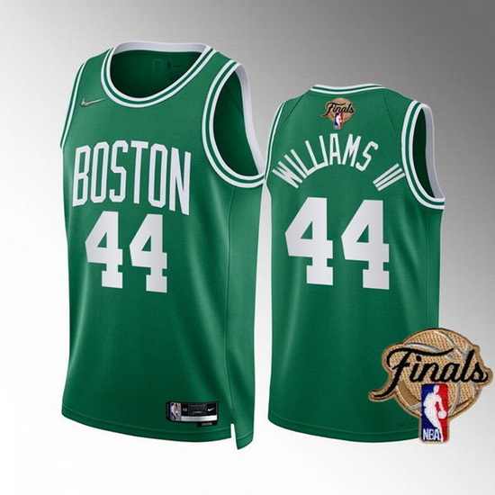 Men Boston Celtics 44 Robert Williams III 2022 Green NBA Finals 