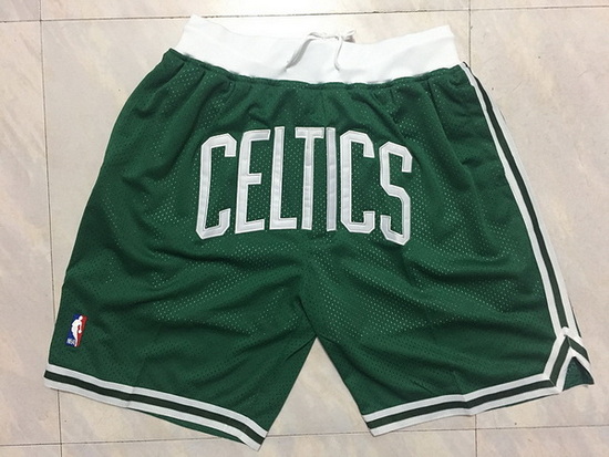 Boston Celtics Basketball Shorts 005