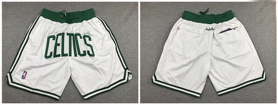 Boston Celtics Basketball Shorts 006