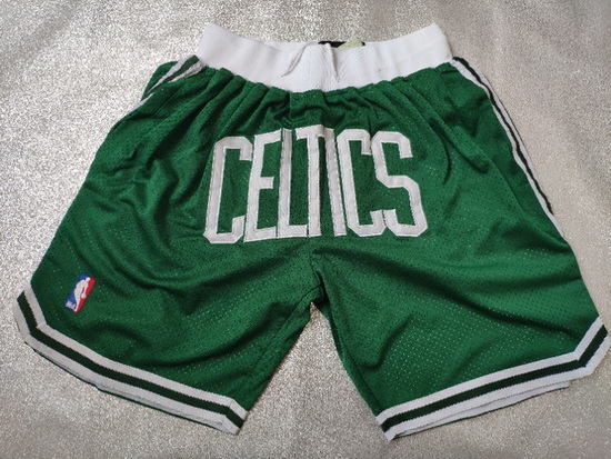 Boston Celtics Basketball Shorts 009