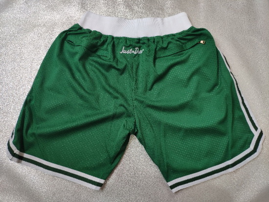 Boston Celtics Basketball Shorts 010