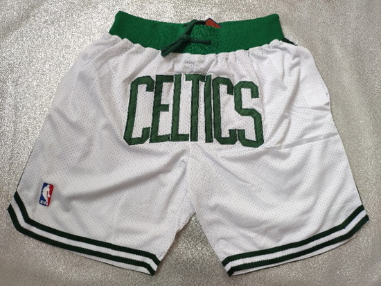 Boston Celtics Basketball Shorts 011