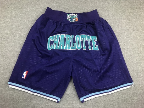Charlotte Hornets Basketball Shorts 002