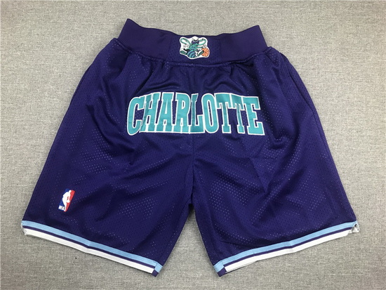 Charlotte Hornets Basketball Shorts 003