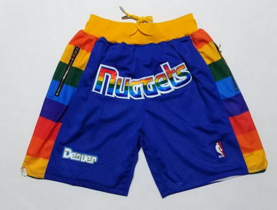 Denver Nuggets Basketball Shorts 006