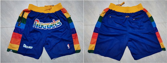 Denver Nuggets Basketball Shorts 007