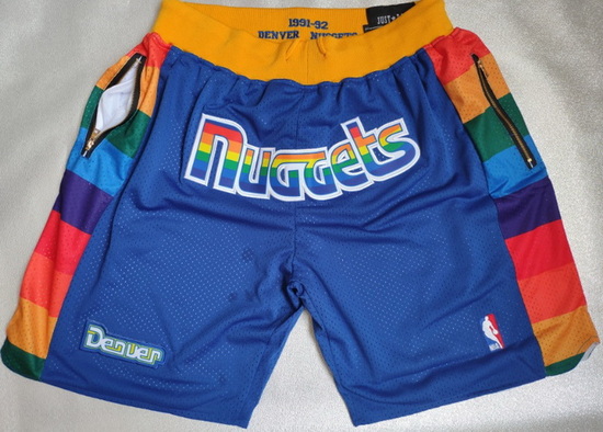 Denver Nuggets Basketball Shorts 008