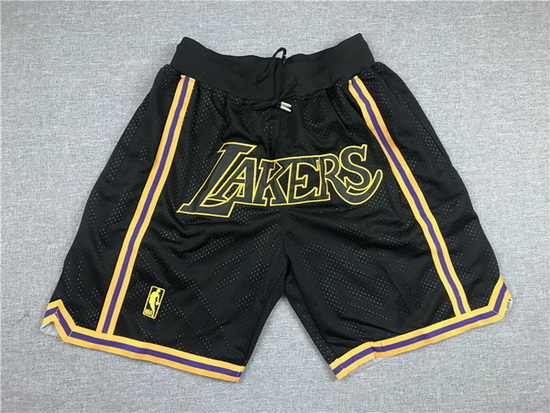 Los Angeles Lakers Basketball Shorts 004