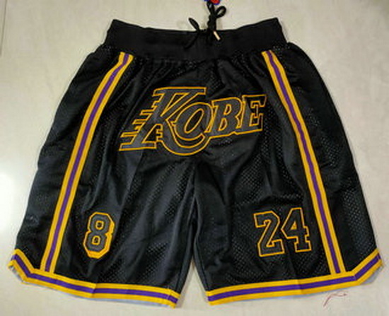 Los Angeles Lakers Basketball Shorts 005