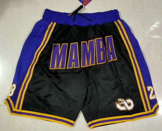 Los Angeles Lakers Basketball Shorts 006