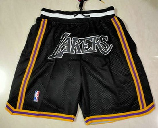 Los Angeles Lakers Basketball Shorts 007