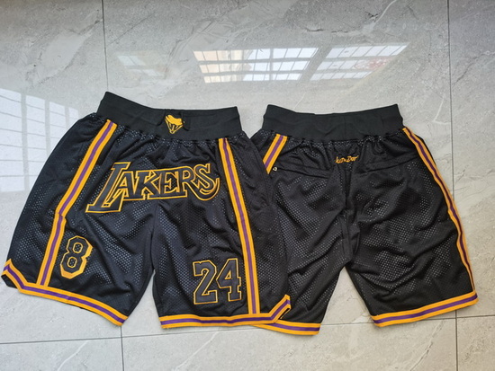 Los Angeles Lakers Basketball Shorts 016