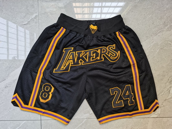 Los Angeles Lakers Basketball Shorts 019