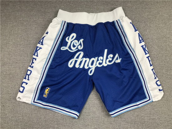 Los Angeles Lakers Basketball Shorts 020