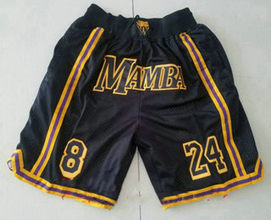 Los Angeles Lakers Basketball Shorts 023