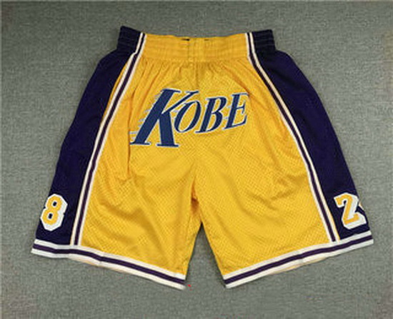 Los Angeles Lakers Basketball Shorts 024