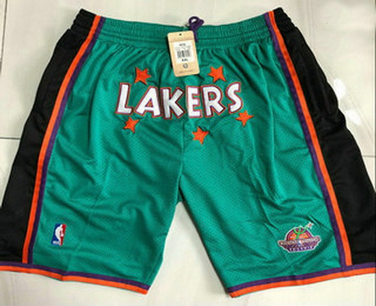 Los Angeles Lakers Basketball Shorts 027