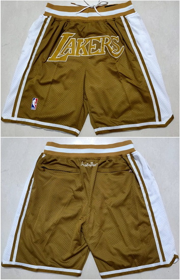 Los Angeles Lakers Basketball Shorts 035