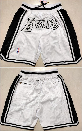 Los Angeles Lakers Basketball Shorts 036