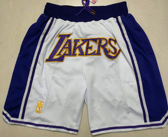 Los Angeles Lakers Basketball Shorts 041