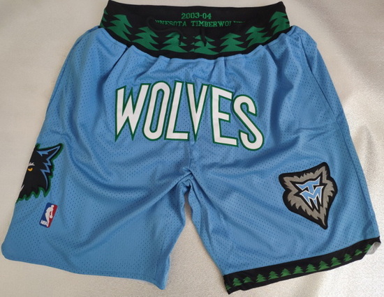 Minnesota Timberwolves Basketball Shorts 009