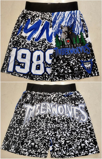 Minnesota Timberwolves Basketball Shorts 011