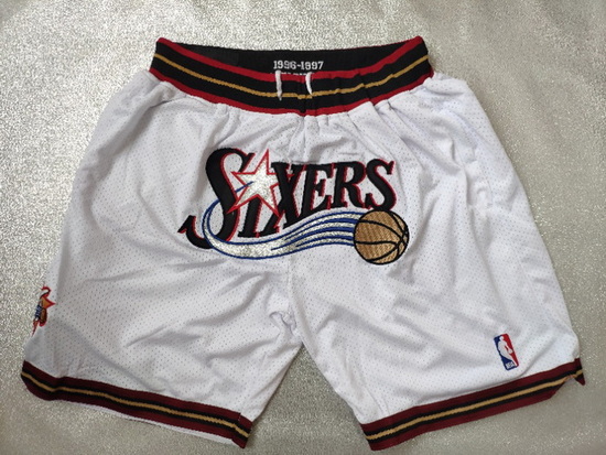 Philadelphia 76ers Basketball Shorts 011