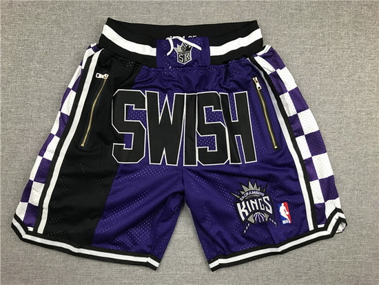 Sacramento Kings Basketball Shorts 002