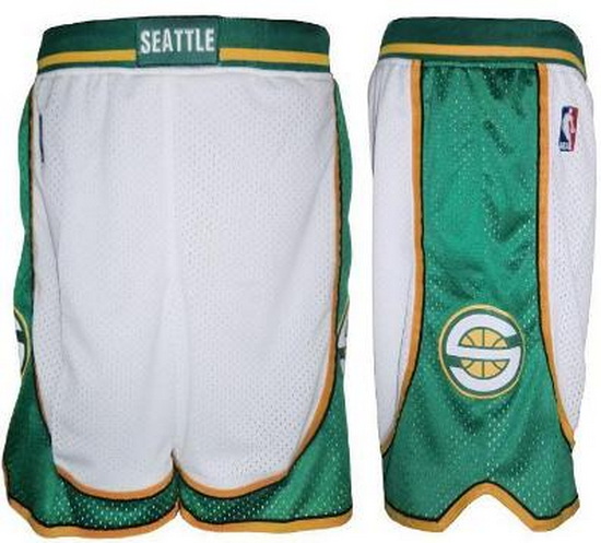 Seattle SuperSonics Basketball Shorts 003