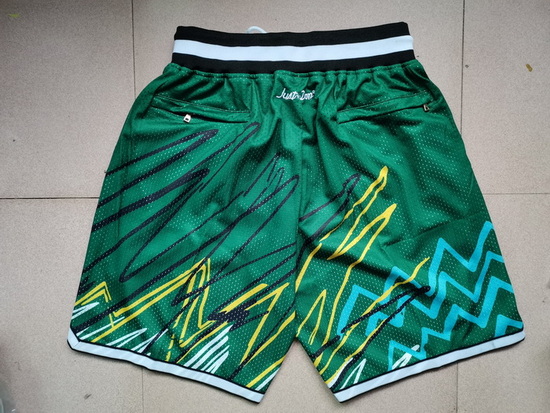 Seattle SuperSonics Basketball Shorts 006